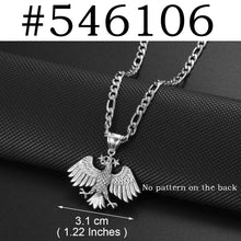 Syrian Flag Eagle Pendant Necklace