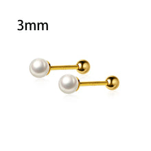 2-Pieces Mini Crystal Stud Earrings Set