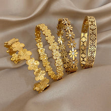 Floral Cuff Bracelet