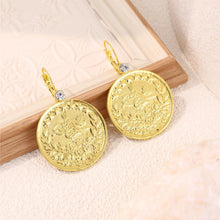 Islamic Coin Shaped Earrings
