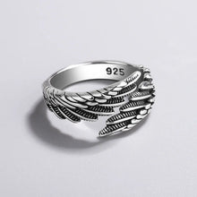 925 Silver Angel Wing Adjustable Ring