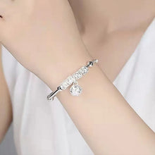 925 Sterling Silver Adjustable Bangle Bracelet