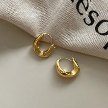 925 Sterling Silver Chunky Hoop Earrings