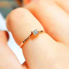 Minimal Cubic Zirconia Wedding Ring