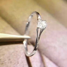 Minimal Cubic Zirconia Wedding Ring