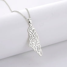 Palestine Homeland Map Necklace