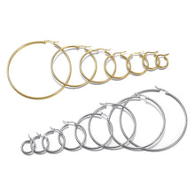 Circle Balance Hoop Earrings
