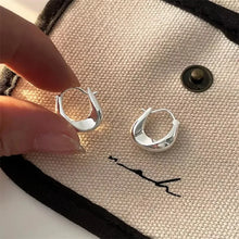 925 Sterling Silver Chunky Hoop Earrings