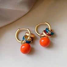 “Bohemian Bloom” Color Flower Drop Earrings