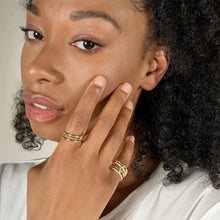 Four Circles Stack Ring Set
