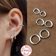 Minimal 925 Sterling Silver Stud Earrings
