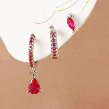 3 Piece Round & Star Drop Earring Set